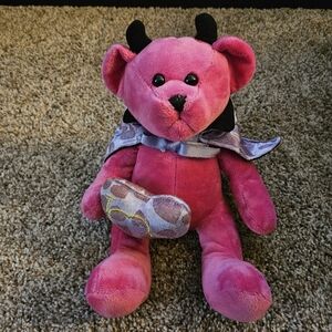 Valentine's Day Pink Devil Bear